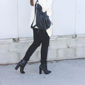 BNIB Elegant Black Heeled Boots